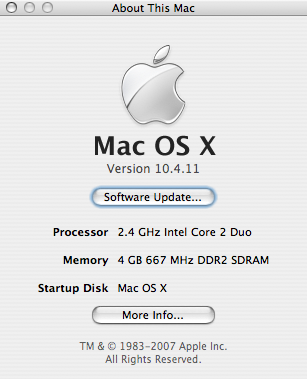 4GB MacBook Pro