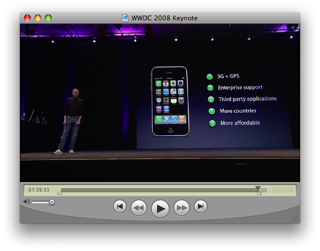 WWDC 2008 Keynote Address