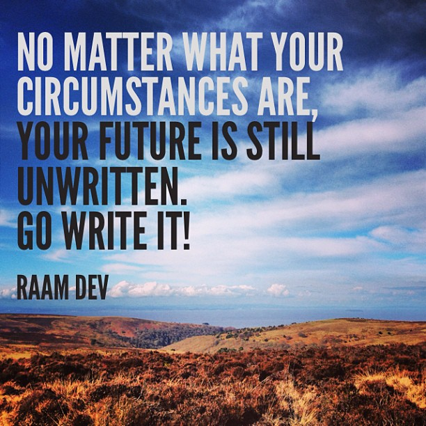 Quote Graphic by Emma Holmes: Your Future is Still Unwritten