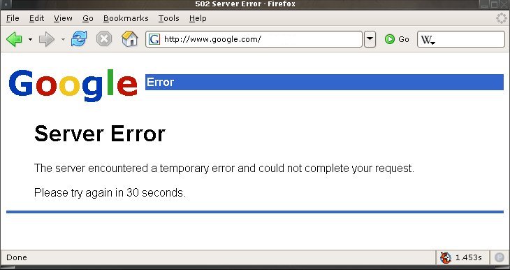 Google Error - Raam Dev