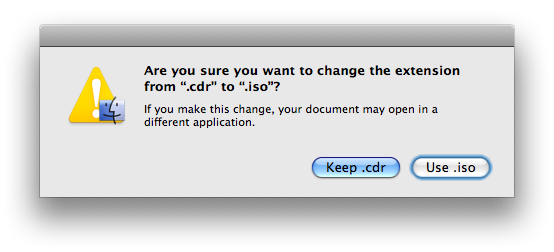 Rename CDR to ISO