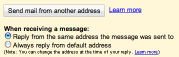 GMail - Send mail from another address