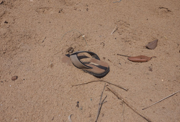 Sandals Made of Gold