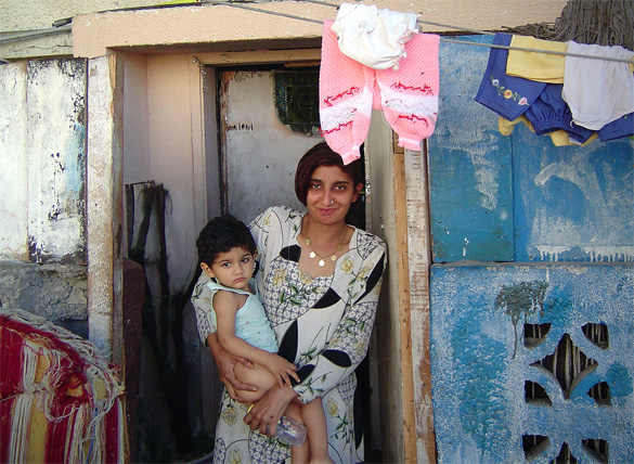 Pakistani Woman and Baby in UAE