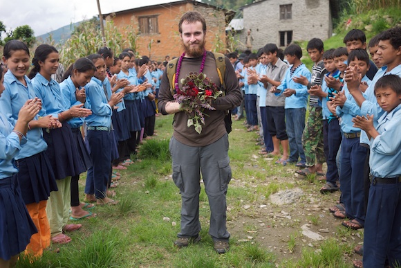 Nepal FREED - Ainshelu Bhome Kahule 7 School Welcoming Raam