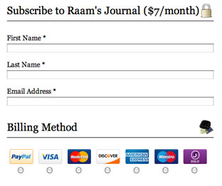 Subscribe to the Journal